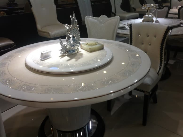 round marble dining set_marble dining table__T160_160